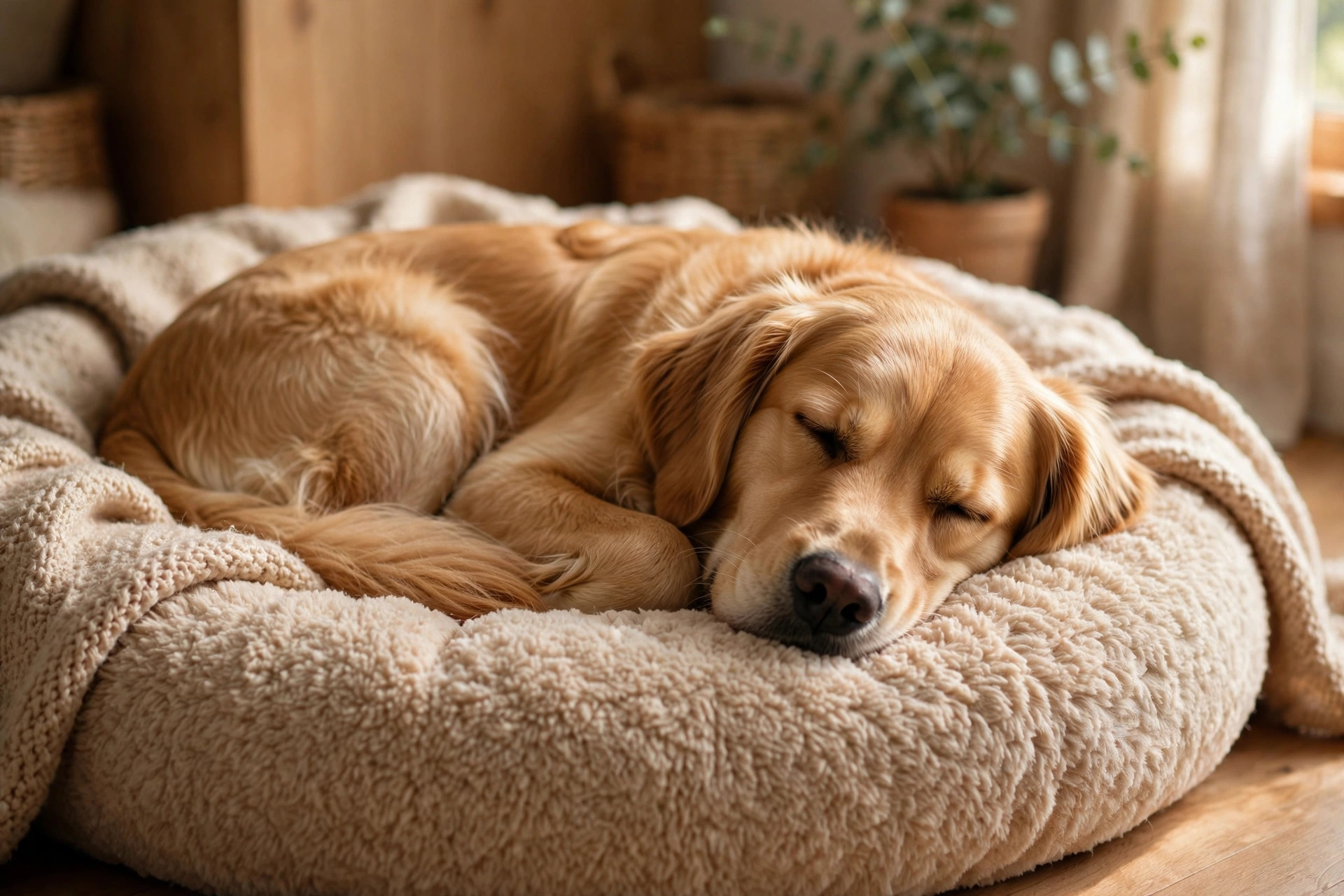 Happy pets at home playing and relaxing together indoors